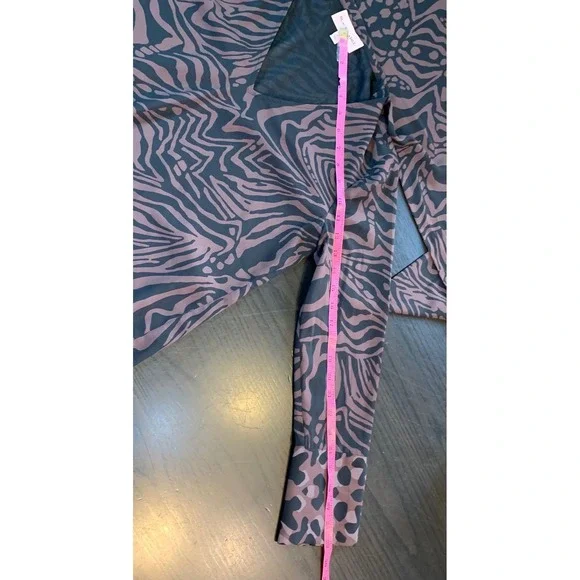 Black Label by Chico's XS Animal Print Dress Black Wedding Guest Church Mob Wife - Picture 8 of 13